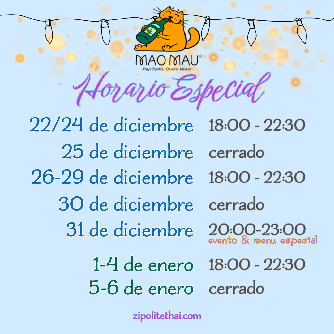 Horarios Especial